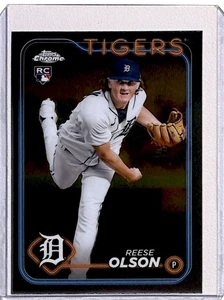 2024 Topps Chrome Reese Olson RC Detroit Tigers #40 - Picture 1 of 2