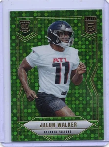 2025 Donruss Elite - Jalon Walker #165 (RC) Green Disco Falcons - Picture 1 of 2