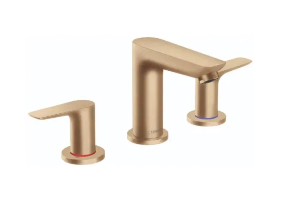 Hansgrohe 71733141 Talis E 1,2 галл/мин разнесенный кран для ванной матовая бронза НОВЫЙ - Изображение 1 из 4