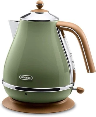 Hervidor eléctrico De'Longhi Icona vintage KBOV1200J-GR acero inoxidable 1,0 L E Foto 1 de 4