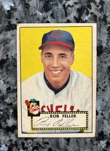 1952 TOPPS BOB FELLER INDIANS TRADING CARD #88 VINTAGE RARE - Picture 1 of 2