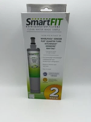 2-Pack SmartFit Refrigerator Filter SFRW-1 for Whirlpool 4396508 - Image 1 of 3