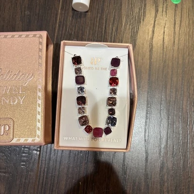 bomb Party 2025 Holiday Jewel Candy Moonlit Merlot, Silver Plating Bracelet - Image 1 of 4