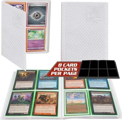 Monster Binder - Álbum branco holográfico de 4 bolsos com páginas brancas - Imagem 1 de 3