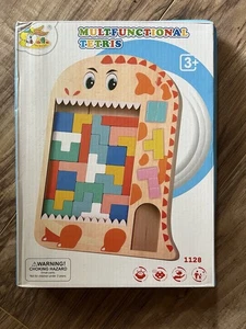 Multifunctional Tetris  3+ Years Wooden Puzzle Toy For Kids Montessori - Picture 1 of 3