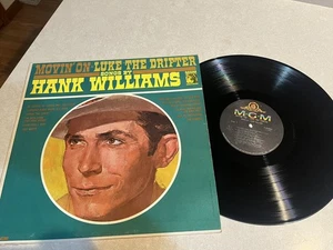 Hank Williams: Movin' On - Luke The Drifter LP on MGM... 50s Country VG+/ VG++ - Picture 1 of 3
