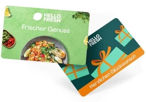 Hello Fresh Kochbox Gutschein 😋 Gratis (2 Mahlzeiten für 4 Personen) - Bild 1 von 2