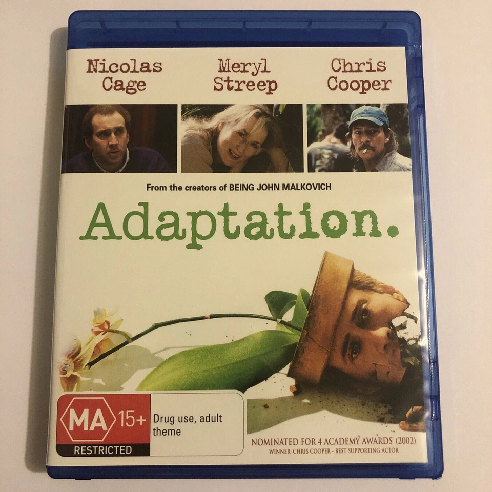 Adaptation Blu-Ray - Nicolas Cage - NEW - image 1 of 2