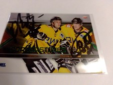 2008/09 LED Season Cornerstones Signed Krefeld Penguins Pietta/Blank