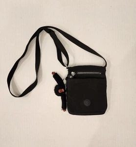 Kipling Multipocket Tasche schwarz y2k Monkey Crossbody Nylon Schulter Vintage - Bild 1 von 24