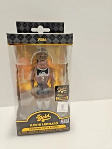 Cortadoras Funko doradas - 5"" Kawhi Leonard (uniforme edición ciudad) 3000 LE limitadas - Imagen 1 de 8