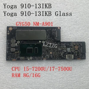 Placa madre CPU I5/I7 RAM 8 GB NM-A901 para Lenovo Ideapad Yoga 910-13IKB - Imagen 1 de 2