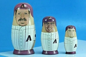 Arizona Diamondbacks authentische Babooshkah russische verschachtelte Puppen. - Bild 1 von 6