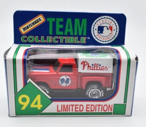 Matchbox Superfast Ford Flareside Pickup Philadelphia Phillies red Baseball 1994 - Picture 1 of 2