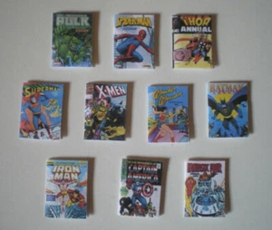 Dolls House accessories - SUPERHERO ANNUALS - Picture 1 of 2