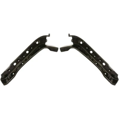 For 2007-2012 Nissan Versa Outer Radiator Support Left & Right Black Steel 2pc - Image 1 of 4