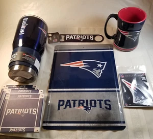 New England Patriots Fan Collection Sign Stainless Steel Mug Bottle Opener More - Picture 1 of 24