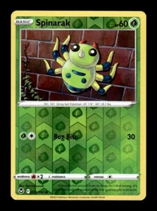 Pokemon Silver Tempest SPINARAK 003/195  Reverse Holo - Picture 1 of 1
