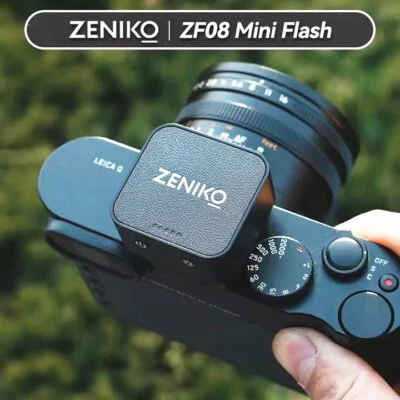 ZENIKO ZF08 Mini Camera Flash Light Speedlite 5600K Canon Nikon Sony Ricoh GR3 - Image 1 of 4