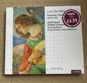 Lluís Del Milà Fantasies, Pavanes & Gallardes Jordi Savall NEW SEALED CD - Picture 1 of 2