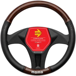 MOMO Luxury Wood Steering Wheel Cover (S) - Picture 1 of 1