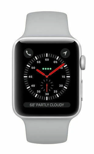 Apple Series 3 38mm Silver Aluminum Case Smart Watch - (MQKU2LL/A)