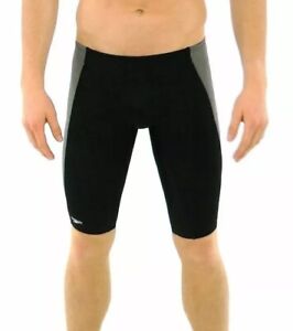 BNWT Boys Racing Competition Tech Swimwear Fast Skin Jammer Size 22  XXS Black