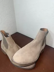 Zara Split Leather Ankle Chelsea Boots Men's US8  Eu41 - Picture 1 of 9