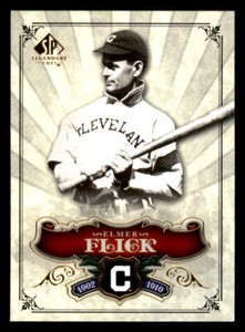 2006 SP Legendary Cuts  #10 Elmer Flick Cleveland Indians