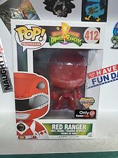 Funko Pop! Mighty Morphin Power Rangers Red Ranger #412 (GameStop Exc) Figure