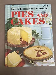 Pies & Cakes Better Homes & Gardens Recipes Cook Book 1968 Vintage Hardcover - Foto 1 di 6