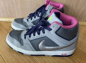 Nike Air Prestige III High Youth Size 8.5 Leather Gray Volt 407363 013 - Picture 1 of 9