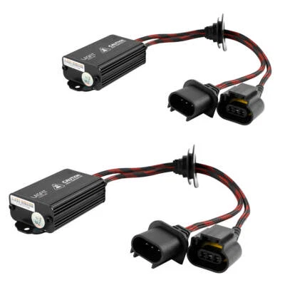 2x Decoder Adapter Harness for H11 H13 H4 H7 9005 9006 9007 LED Headlight Bulb - Image 1 of 4