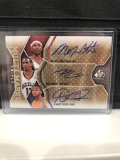 2009-10 SP Game Used Multi-Marks Triple Williams/Conley/Tucker  MT-WTC #'d 16/75