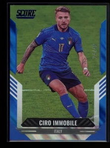 2021-22 Score FIFA #82 Ciro Immobile Blue Lava #/49 - Picture 1 of 2