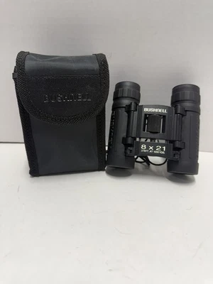 Bushnell Compact 8 x 21 Adjustable Binoculars With Case - Image 1 of 4