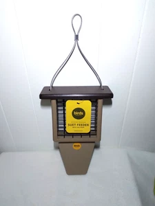 Birds Choice Second Nature Suet Bird Feeder with Tail Prop, Holds 1 Suet Cake - Picture 1 of 7