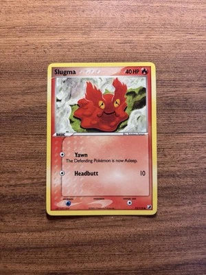 Pokémon TCG Slugma 73/115 EX Unseen Forces Regular Common Card EN-LP 2005 - Image 1 of 2
