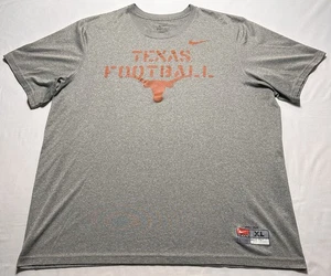 Texas Longhorns Fußball Nike Team Shirt Herren XL Shirt Sleeve Dri Fit grau *LESEN - Bild 1 von 9