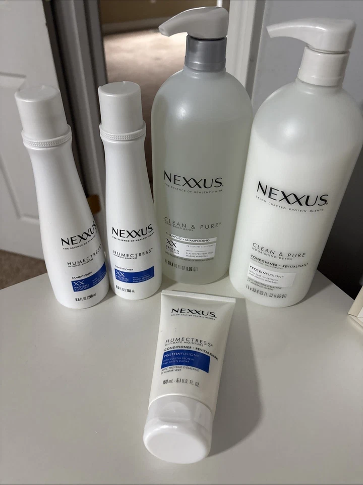 Lote Nexxus Champú y Acondicionador Desintoxicante Nutritivo Limpio y Pure ProteinFusion Foto 1 de 1