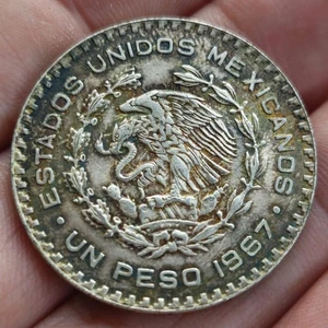 Mexique 1 Peso 1967 Mexico Billon José Maria Morelos - Picture 1 of 4