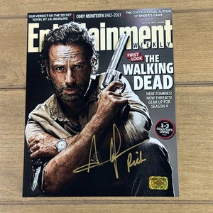 Fotografía firmada autografiada por Andrew Lincoln 8x10 Walking Dead holograma certificado de autenticidad - Imagen 1 de 5