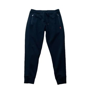 Polo Ralph Lauren Uomo Piccolo Jogger Maglia Nero Pantaloni con Coulisse - Foto 1 di 7