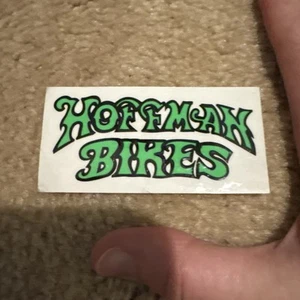 Hoffman Bikes Vintage BMX Sticker Decal Black Green - Picture 1 of 2