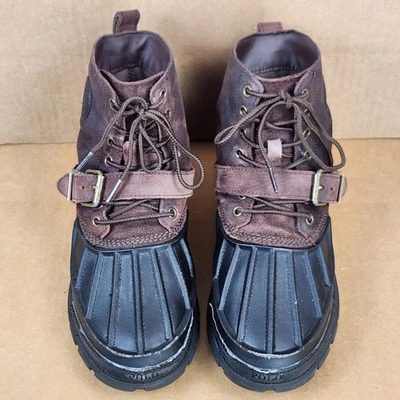 Polo Ralph Lauren Oslo Boy’s Waterproof Boots Suede/Rubber SZ 5.5 (EU 38) GUC - Image 1 of 4