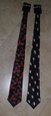 2 NEW Coca-Cola Men's Ties Neckties Novelty - Image 1 of 3