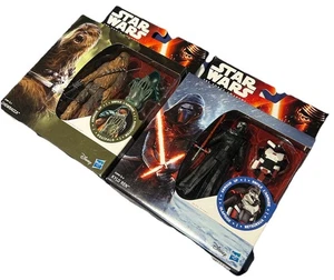 2x Star Wars The Force Awakens Kylo Ren & Chewbacca Deluxe Armour Up Figur - Bild 1 von 1