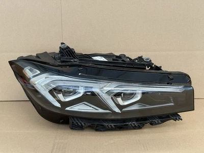 干净! 2023 - 2025 宝马 3 系列 G20 330I M340I LED 右侧车头灯 铬 原始设备制造商 — 第 1/4 张图片