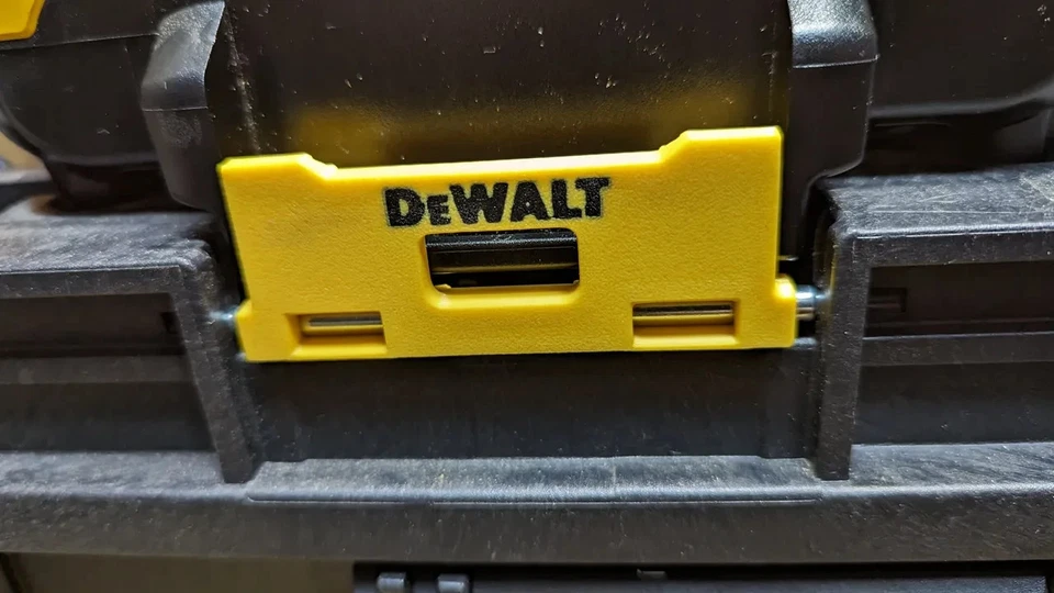 Paquete de 8 pestillos de repuesto para DeWalt ToughSystem | ASA de alta resistencia | negros Foto 1 de 4
