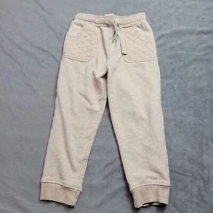 Telluride Clothing Company Quilted Pocket Jogger Sweatpants In Oatmeal Cotton Bl - Picture 1 of 12